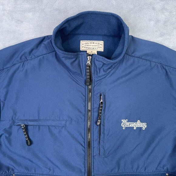 Yuengling Fleece Jacket Mens XL Blue Colorado Timberline Full Zip Beer Brewery - Picture 3 of 9
